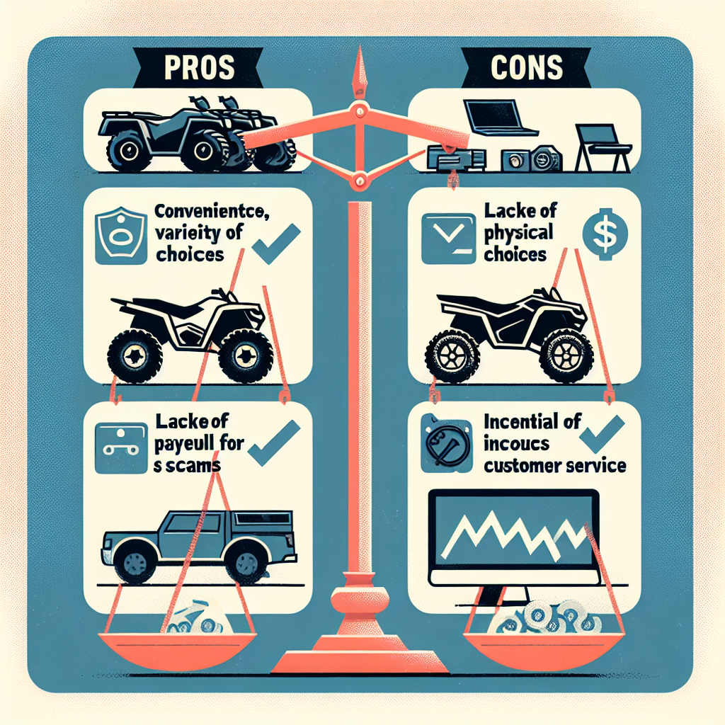 Pros and Cons of Buying ATVs from Online Dealers