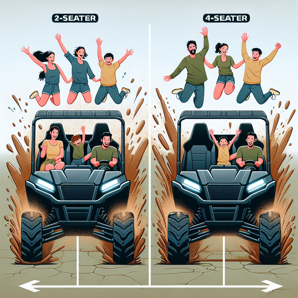2‑Seater vs 4‑Seater UTVs: Which Is Better for Family?