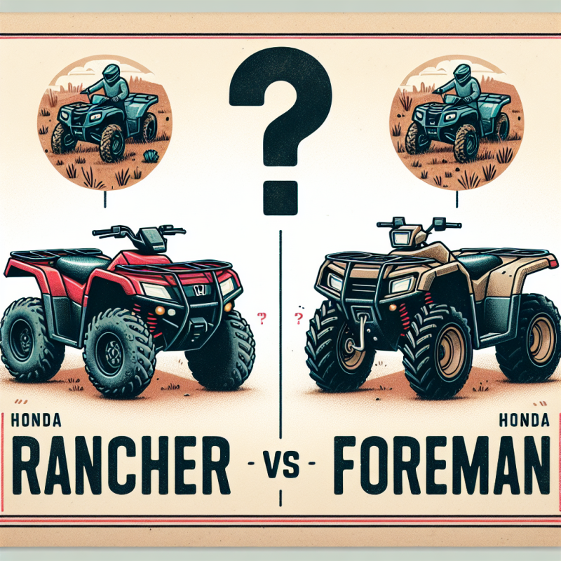 Honda Rancher vs Foreman: Which One to Pick?